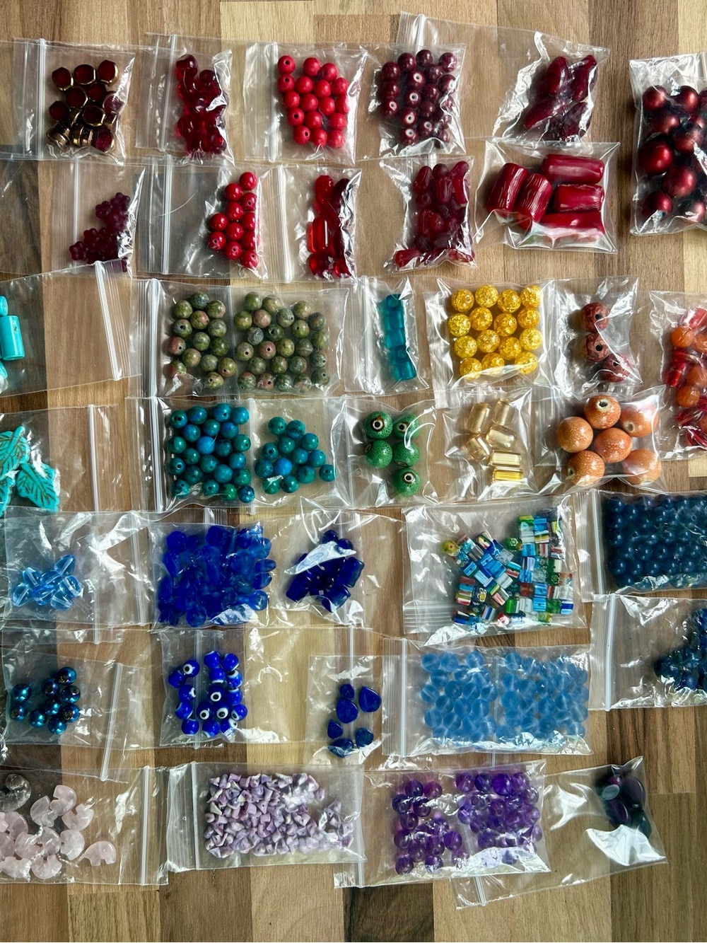 Large Vintage Boutique Glass Bead Lot Jewelry Making Craft Destash Mixed Beads